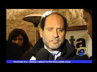 Politiche 2013 | Ingroia a Barletta per Rivoluzione Civile