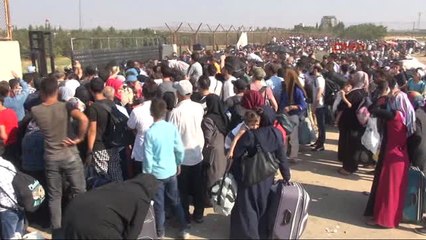 Hatay Kurban Bayramı İçin Cilvegözü'nden 30 Bin Suriyeli Çıkış Yaptı