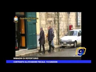 Contrasto all'evasione fiscale, 110 sanzioni