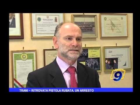 Trani | Ritrovata pistola rubata, un arresto