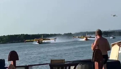Un Canadair percute une péniche dans le Gard