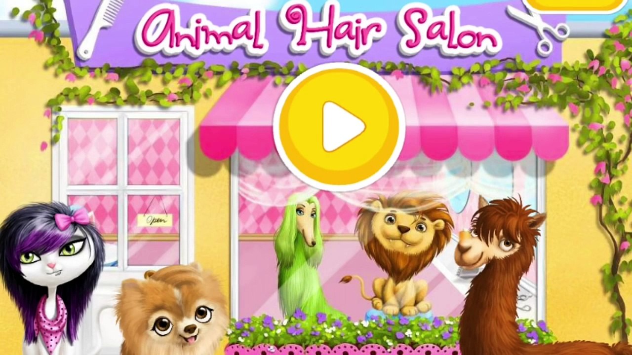 Animals Care Games for Kids - Animal Hair Salon - Fun Gameplay Video for Kids Babies Toddlers