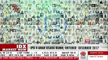 Akhir 2017, Akan Ada 4 Anak Usaha BUMN IPO