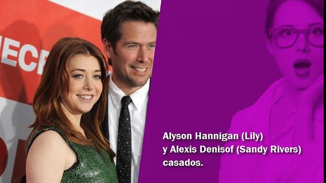 Maria Baptista Los actores de HIMYM con sus parejas en la vida real