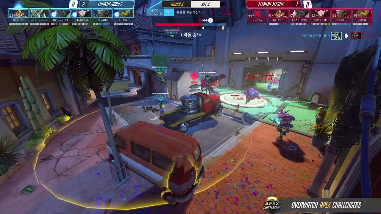 [OGN] 2017 APEX 시즌4 챌린저스 - Elemental Mystic vs. Lunatic-Hai #2 | NC Wolves VS. KNC Vma