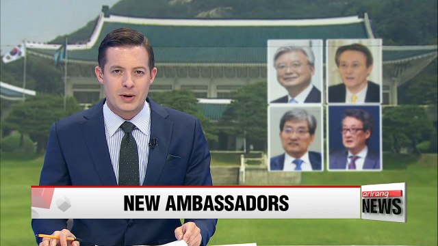 Korean President Moon Jae-in to appoint new ambassadors to U.S., Japan, and China