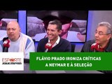 Após 4 a 0, Flávio Prado ironiza críticas a Neymar e à Seleção