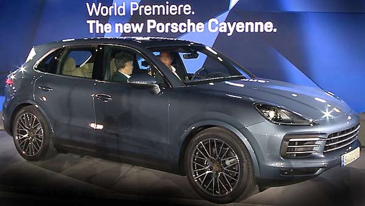 Der neue Porsche Cayenne Weltpremiere