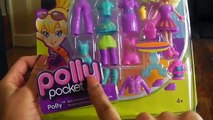 Polly Pocket Dolls Clothes Dress Up Fashion Challenge Game for Kids Toys Disney Princess M