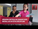 Niña mexicana gana bronce en ajedrez y diadema mental para discapacidad motriz