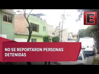 Realizan cateo en varios domicilios de Tláhuac