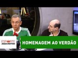 Flávio Prado usa camisa do Palmeiras para homenagear clube | Esporte em Discussão