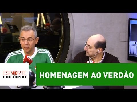 Flávio Prado usa camisa do Palmeiras para homenagear clube | Esporte em Discussão
