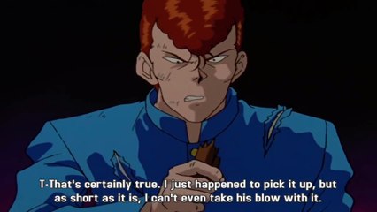 yu yu hakusho kuwabara unleashes the spirit sword eng sub HD