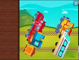 Para dibujos animados sobre los coches Puzzle de la más pequeña locomotora hormigonera desarrolla una mula