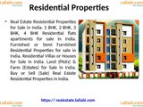 Real Estate (Residential and Commercial) Properties (Flats and Apartments) for sale in India