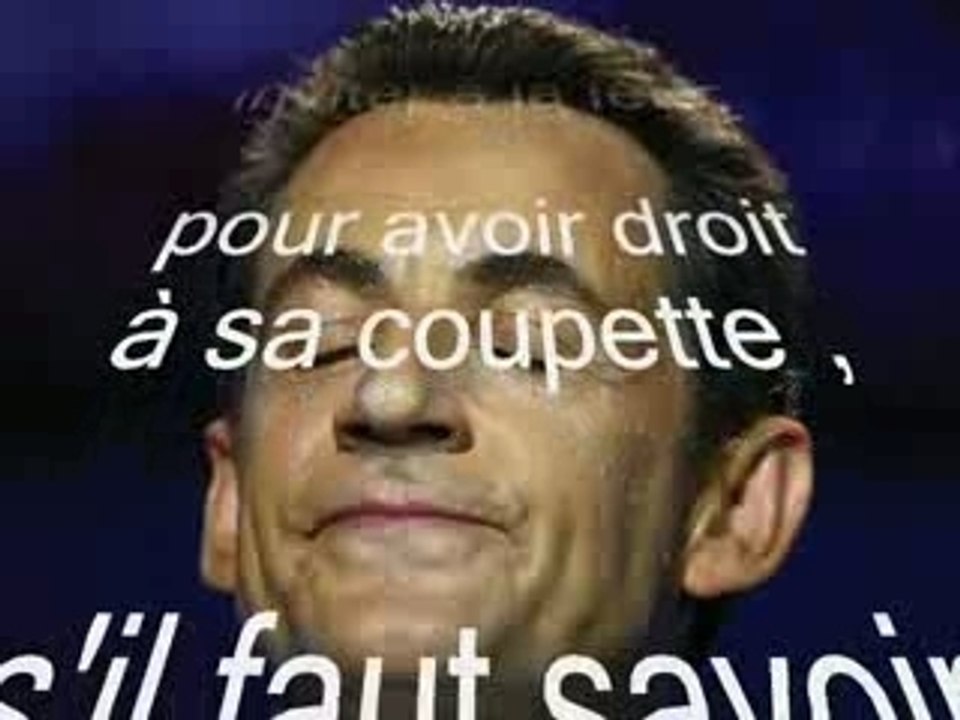 SARKOZY et les CHEMINOTS SNCF, LA GAFFE de SARKO