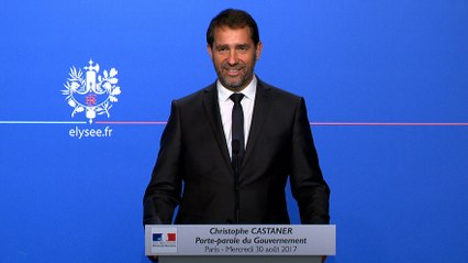 Compte-rendu du Conseil des Ministres du mercredi 30 août 2017