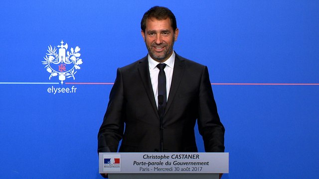 Compte-rendu du Conseil des Ministres du mercredi 30 août 2017