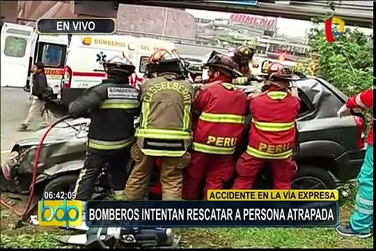 Terrible accidente de tránsito deja un muerto en la Vía Expresa