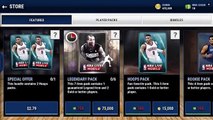 Nba live mobile Huge 500k pro pack opening!!5 elite pulls