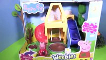 Peppa Pig Wind & Wobble Playhouse Play Doh Muddy Puddles Weebles Toy Playset