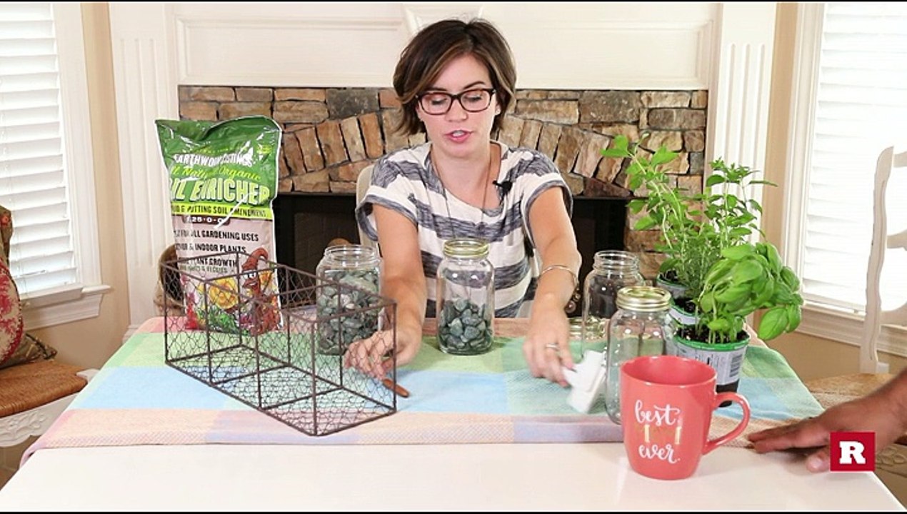 Mason jar herb garden with Elissa the Mom | Rare Life