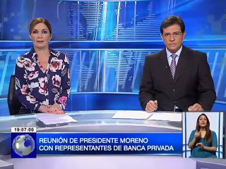 Reunión de Presidente Moreno con representantes de banca privada
