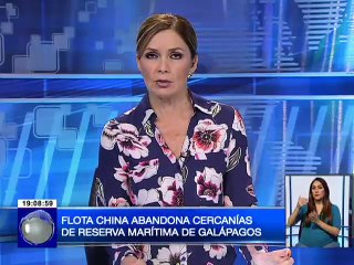 Flota China abandona cercanías de reserva marítima de Galápagos