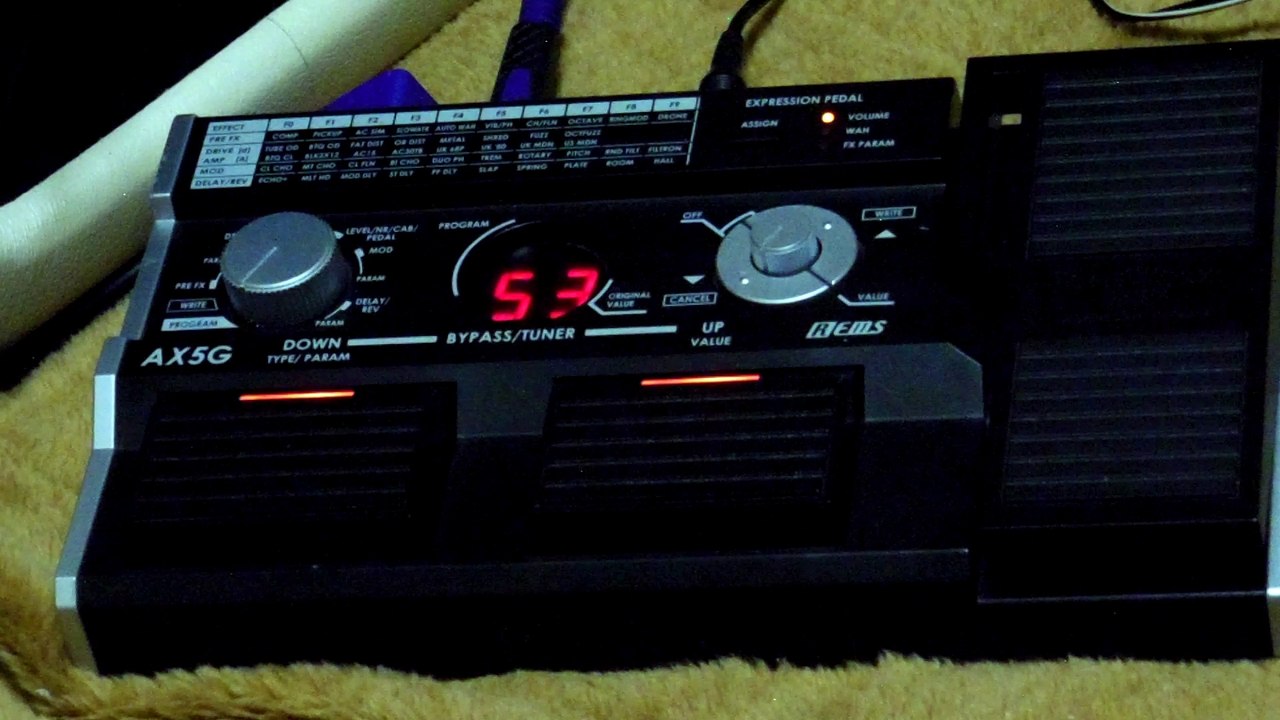 KORG AX5G play