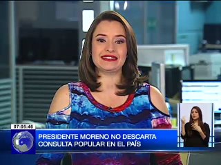Presidente Moreno no descarta consulta popular en el país