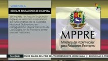 Venezuela rechaza falsas acusaciones de Colombia contra Fuerza Armada