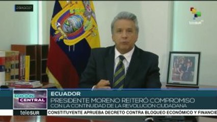 Lenín Moreno: Nuestra ruta es la del cambio social