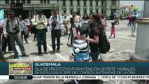 Guatemaltecos exigen la renuncia del presidente Jimmy Morales