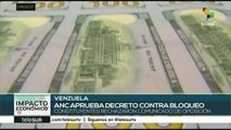 Venezuela: ANC aprueba decreto contra bloqueo financiero