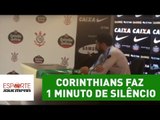 Corinthians faz 1 minuto de silêncio em homenagem à Chape