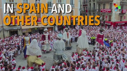 Balls Instead of Bulls in Spain's Festival
