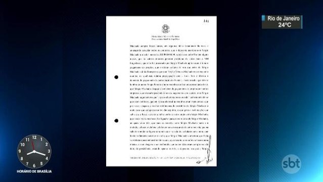SBT Brasil tem acesso aos depoimentos que embasaram denúncia de Rodrigo Janot contra cúpula do PMDB