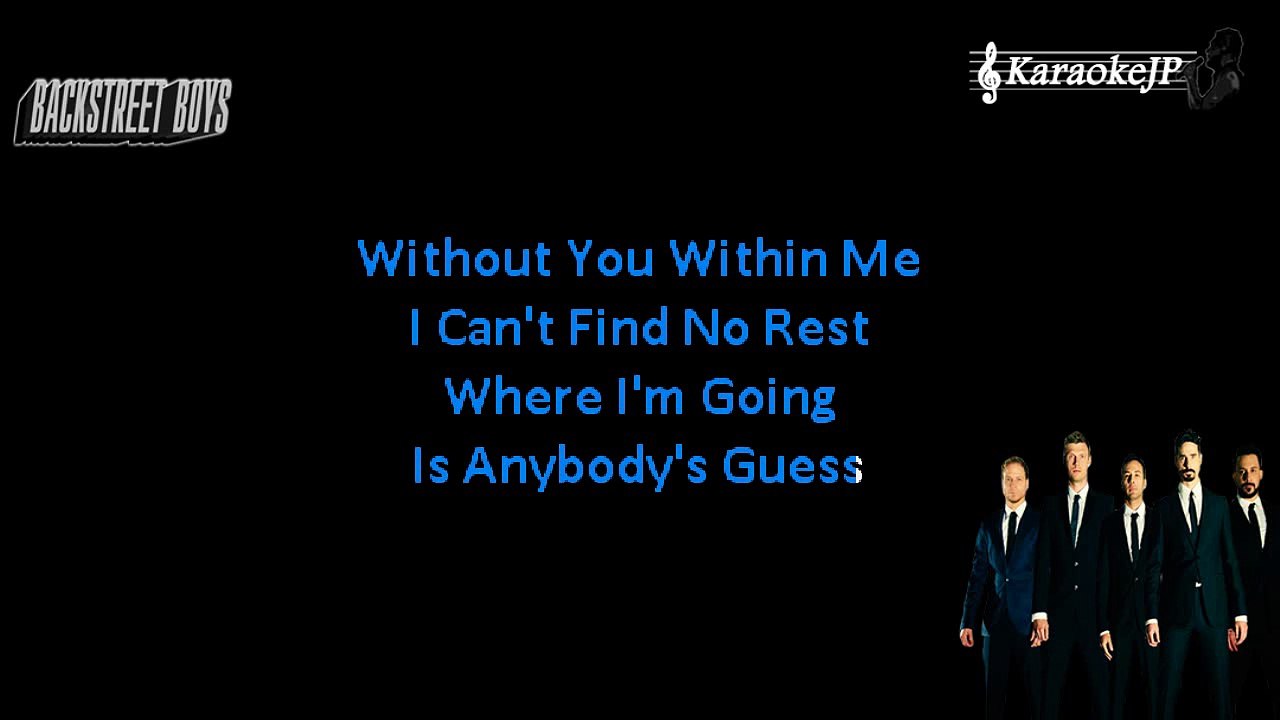 Backstreet Boys - Incomplete (Karaoke)