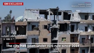 Video shows parts of ISIS' de-facto capital in ruins