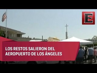 Trasladan el cuerpo de Juan Gabriel a México