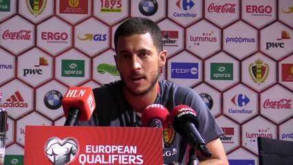 ​Eden Hazard: "Oui j'ai pensé à ne pas venir pour avoir des jours de repos"