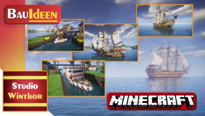 Maritime Bauideen || Schiffe - Eine Zeitreise zur See || Minecraft Tipps
