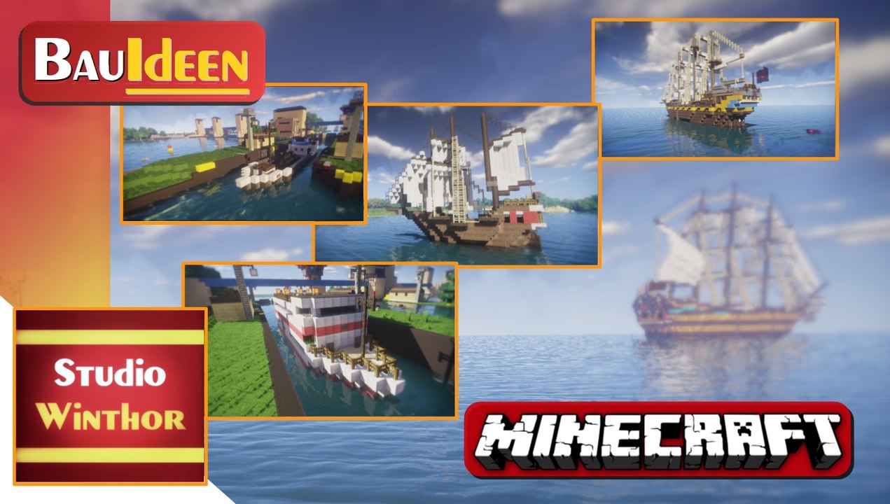 Maritime Bauideen || Schiffe - Eine Zeitreise zur See || Minecraft Tipps