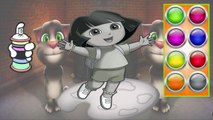 ✿ Learn Colors with DORA The Explorer - Learning Color Animation for Baby Toddlers Kids an