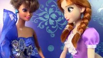 Poupées gelé cheval partie Princesse reine écuries Disney anna kristoff prince hans 16 barbie