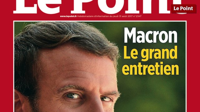 Etienne Gernelle commente la couverture du Point sur Emmanuel Macron