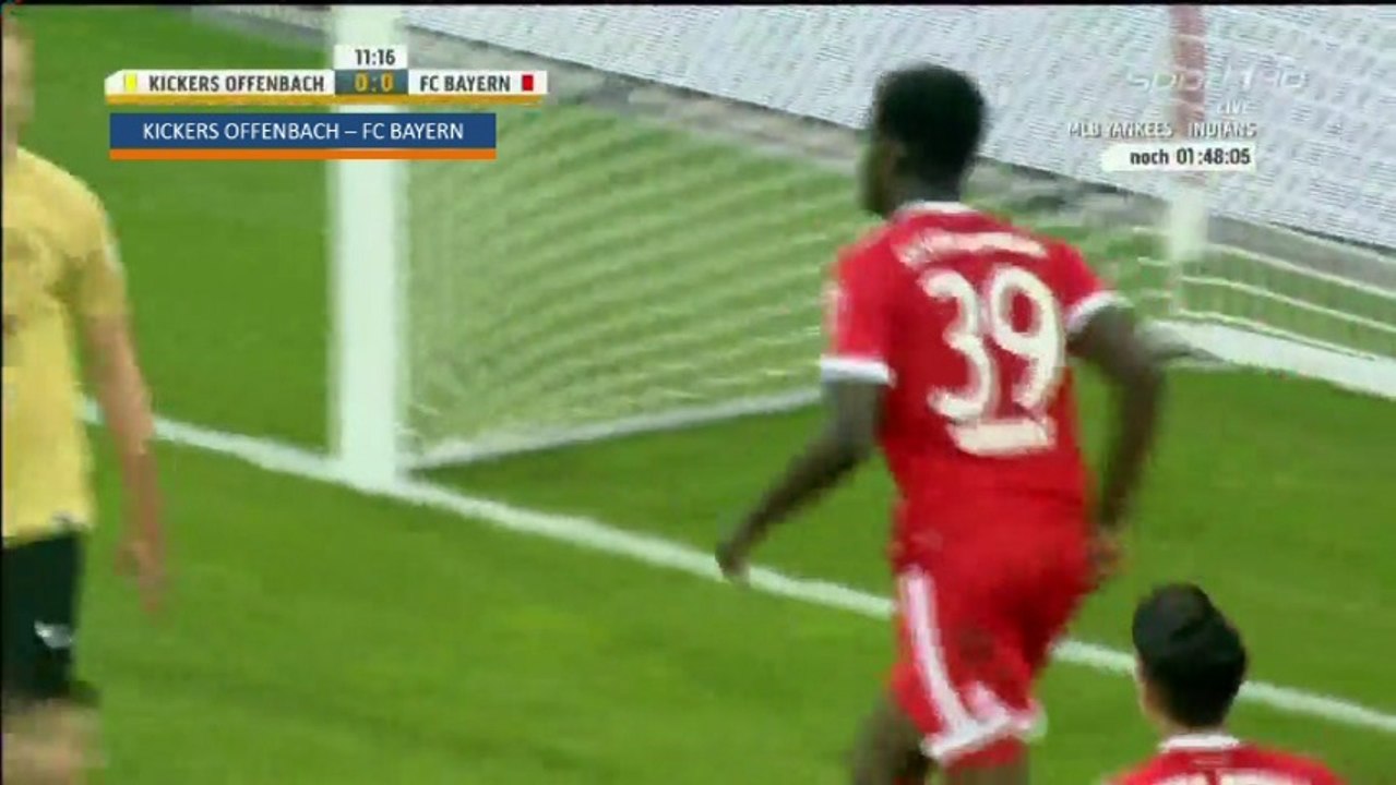 0-1 Kwasi Okyere Wriedt Goal  - Kickers Offenbach 0 - 1  Bayern München  - 30.08.2017