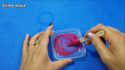 Nail polish and Salt Slime ! How To Make Slime nail polish No Glue