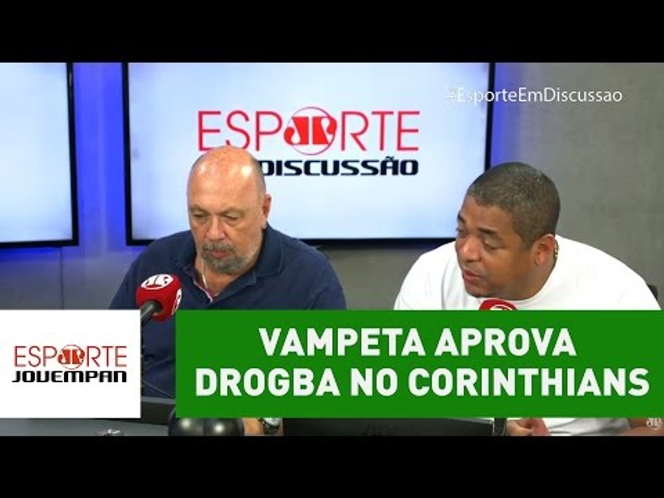 Vampeta aprova Drogba no Corinthians: "nome fantástico"